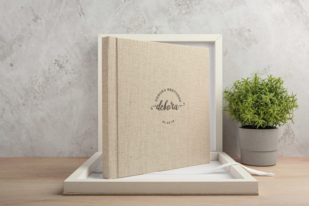 Luxuriöses Fotobuch mit edler Holzbox